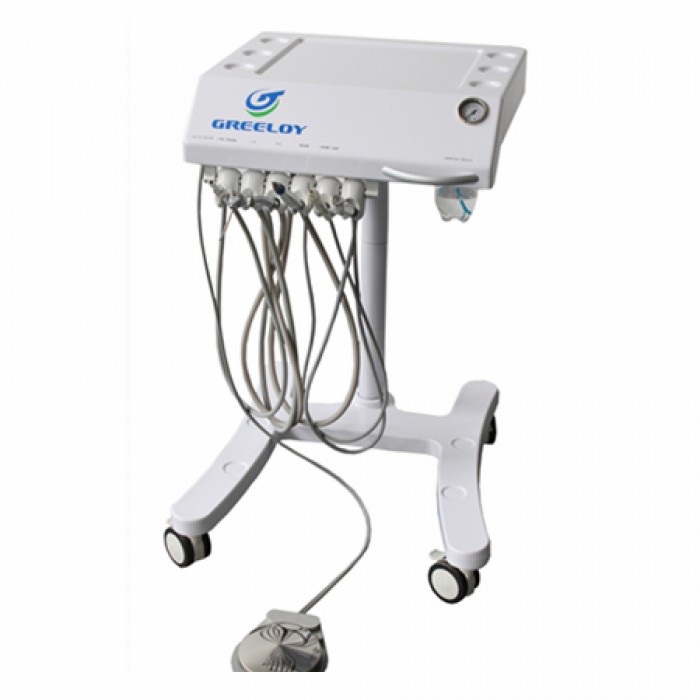 Greeloy® GU-P302 Cart dentaire mobile avec lampe à photopolyériser et détartreur ultrasonique
