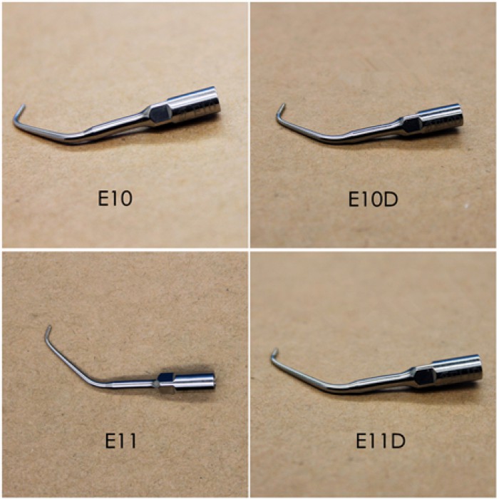 10 pièces Woodpecker® Kit inserts endodontiques E10 E10D E11 E11D compatible EMS /UDS