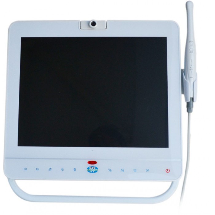 MD1500 Système de moniteur dentaire caméra intra-orale par filavec 15 inchs blanc VGA + VIDEO + HDMI + port USB