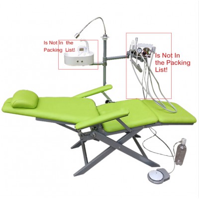 TB® DZDY-1 Fauteuil portable pliable dentaire avec lampe de contrôle