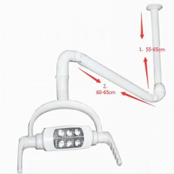 8W LED Lamp scialytique opératoire plafonnier dentaire avec arm