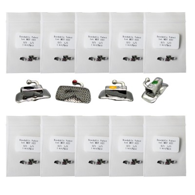 10 Kits 40 pièces orthodontique dentaire tube vestibulaire molaire / non convert...