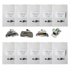 10 Kits 40 pièces orthodontique dentaire tube vestibulaire molaire / non convertible / à coller (MBT 022)