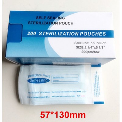 200 Pièces Sachet de stérilisation pour autoclave auto-scellants indicateurs dou...