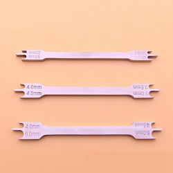 Orthodontiques dentaire Positionnement fixation Jauge de hauteur Type de mèche
