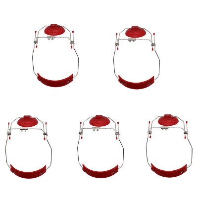 5 Pièces Orthodontie casque dentaire traction inverse Ajustable Couleur rouge