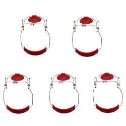 5 Pièces Orthodontie casque dentaire traction inverse Ajustable Couleur rouge