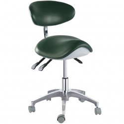 QY® QY-MA1-S tabouret ergonomique selle de cheval (3 positions) avec dossier