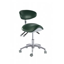 QY® QY-MA1-S tabouret ergonomique selle de cheval (3 positions) avec dossier