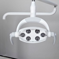 Yusendent CX249-7 10W Lampe orale dentaire lampe scialytique induction + Bras de...