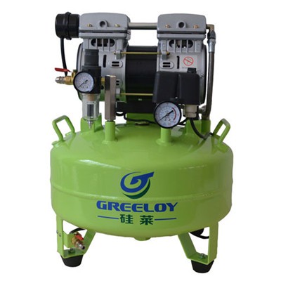 Greeloy® GA-61 Compresseur dentaire silencieux sans huile 24 litres 600W
