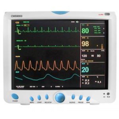 CONTEC® CMS9000 Moniteur multiparamétrique (ECG, NIBP, SPO2, Respiration, Tempér...