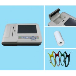 CONTEC® ECG-600G Moniteur électrocardiographe numérique 3/6 canaux