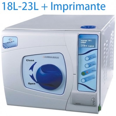 Sun® SUN-II-LD 18/23L autoclave classe b dentaire avec affichage lcd + imprimant...