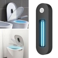 Lampe UVC Ménage Toilette Voiture Salle de bain Désinfection Lampe de charge USB