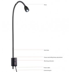 KWS KD-2003W-3 Lampe d'examen à haute luminosité pour les soins dentaires médicaux