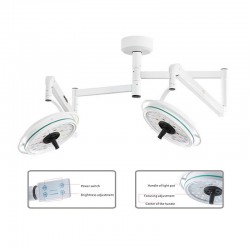 KWS KD-2072B-2 216W plafonnier à deux têtes LED lampe d’examen sans ombre lumière chirurgicale