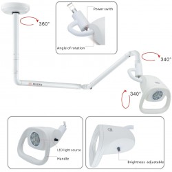 KWS KD-2021W-2 21W plafonnier LED Lampe d'examen scialytique dentaire