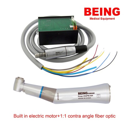 Being® Rose 4000 micromoteur électrique dentaire intégré + Being 202CAP-B fibre ...