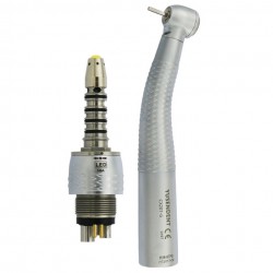 YUSENDENT® CX207-GS-TPQ turbine dentaire tête torque avec lumiere avec raccord rapide compatible Sirona