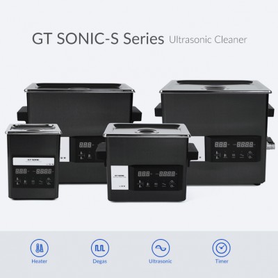 GT SONIC série S Nettoyeur à ultrasons pour écran tactile 2-9L 50-200W avec nett...