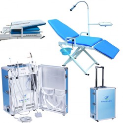 Unité Dentaire Mobile (Portable) GU-P206B + Fauteuil dentaire portable pliable G...