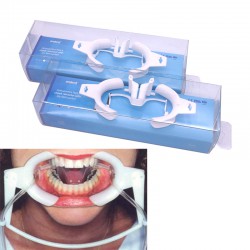 1 Pièces Écarteur joue dentaire avec tube d'aspiration de salive (ouvre bouche d...