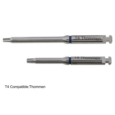 Tournevis à loquet pour pilier d'implant dentaire, Tournevis hexagonaux longs et courts en acier inoxydable