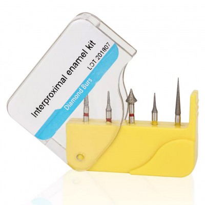 Kit de fraises diamantées pour émail interproximal orthodontique (kit de fraises...