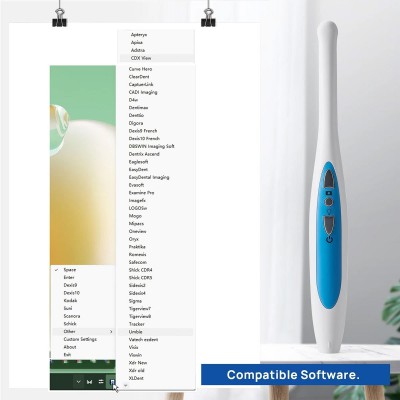 Caméra intra-orale dentaire USB HD 720p Magenta MD280 pour Windows 10/11