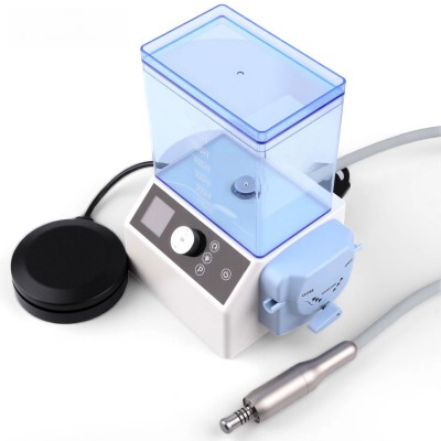 Micromoteur électrique dentaire sans balais avec réservoir d'eau et pompe péristaltique