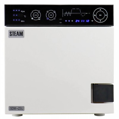 Autoclave dentaire à vapeur SDM 18L/23L, Autoclave de table de classe B avec imprimante