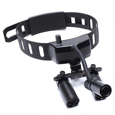 Loupes binoculaires dentaires YUYO DY-005 5X + lampe frontale LED dentaire sans ...
