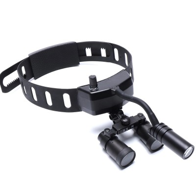 Loupes binoculaires dentaires YUYO DY-005 x4 + lampe frontale LED dentaire sans ...