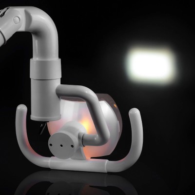 Lampe buccale à lumière froide murale dentaire 50 W, lampe d'examen dentaire