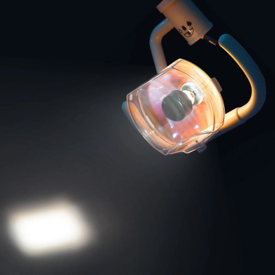Lampe buccale à lumière froide murale dentaire 50 W, lampe d'examen dentaire