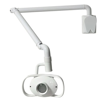 Lampe d'examen ORL dentaire (murale) avec bras articulé