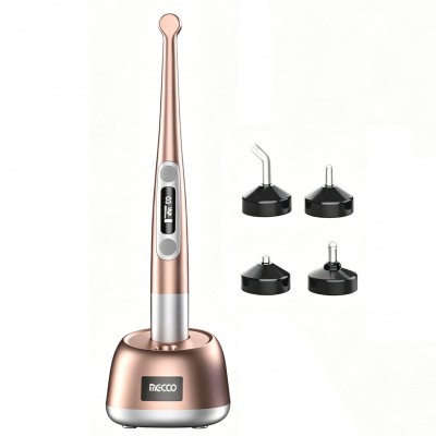 Lampe à polymériser dentaire sans fil LED Mecco Q9 avec radiomètre LED et détecteur de caries