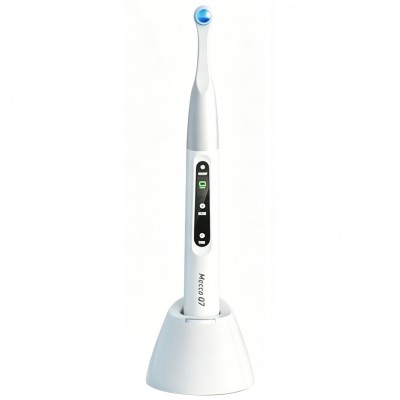 Lampe à polymériser dentaire LED sans fil Mecco Q7, puissance maximale 2500 mW/cm²