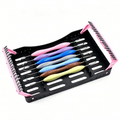 Kit de 7 instruments dentaires pour obturations composites, modelage et mise en place des restaurations