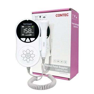 Doppler fœtal de poche CONTEC 10A (LED) - Moniteur de sons fœtaux