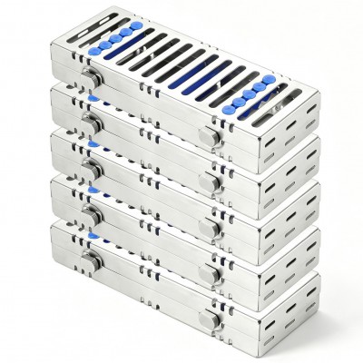 Cassette de stérilisation dentaire 5 pièces (une cassette peut contenir 5 instruments dentaires)