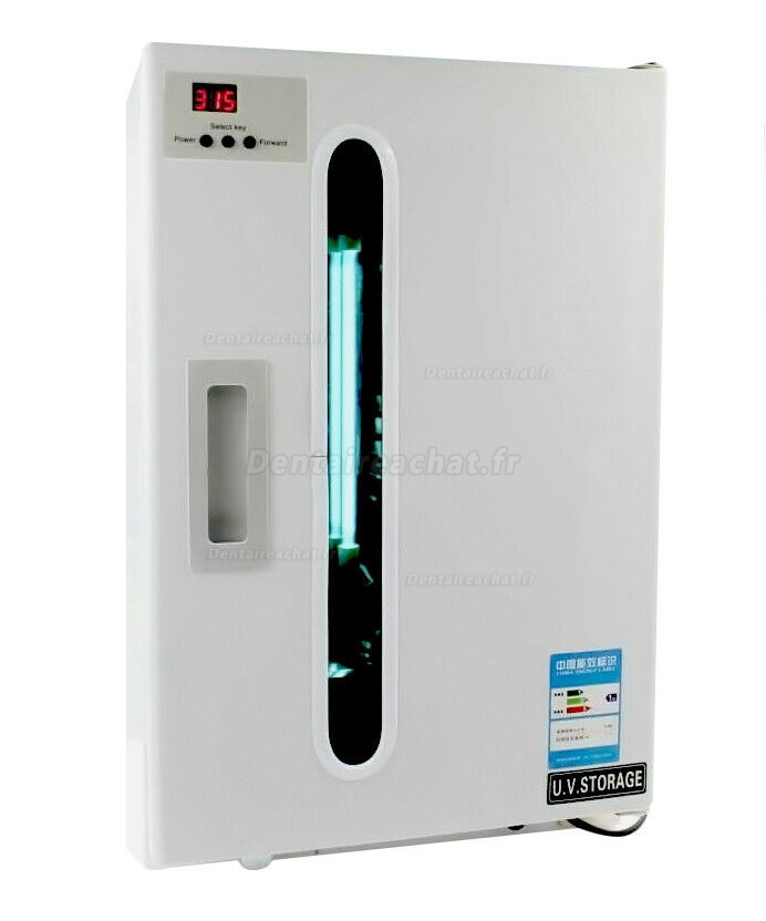 27L Stérilisateur UV Stérilisation pour Outil Médical Dentaire Armoire Affichage Numérique LED