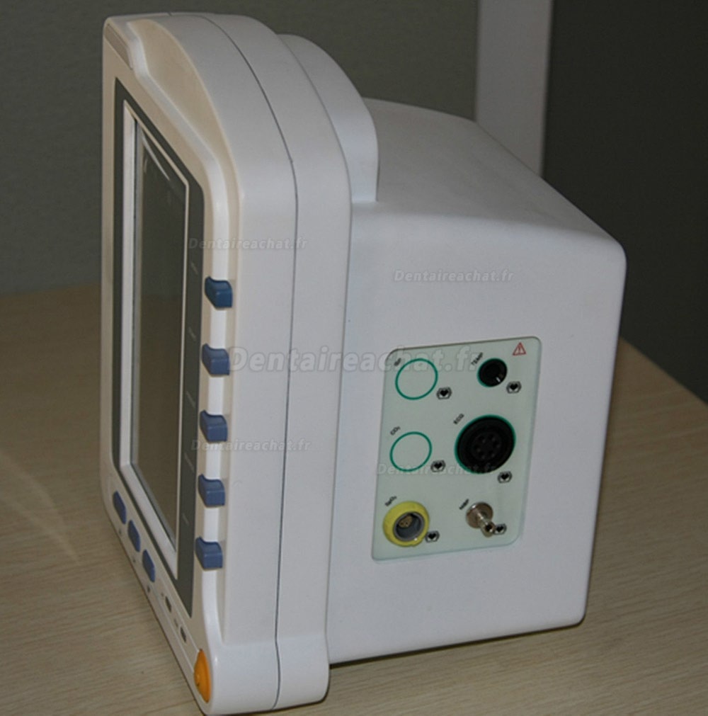 CONTEC® CMS6500 7″Ecran Tactile Moniteur multiparamétrique (ECG, NIBP, SPO2, Fréquence de pouls)