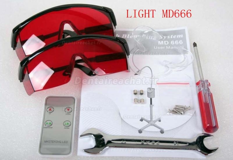 Magenta® MD666 lampe led blanchiment dentaire 420-500nm (Modèle à pied)