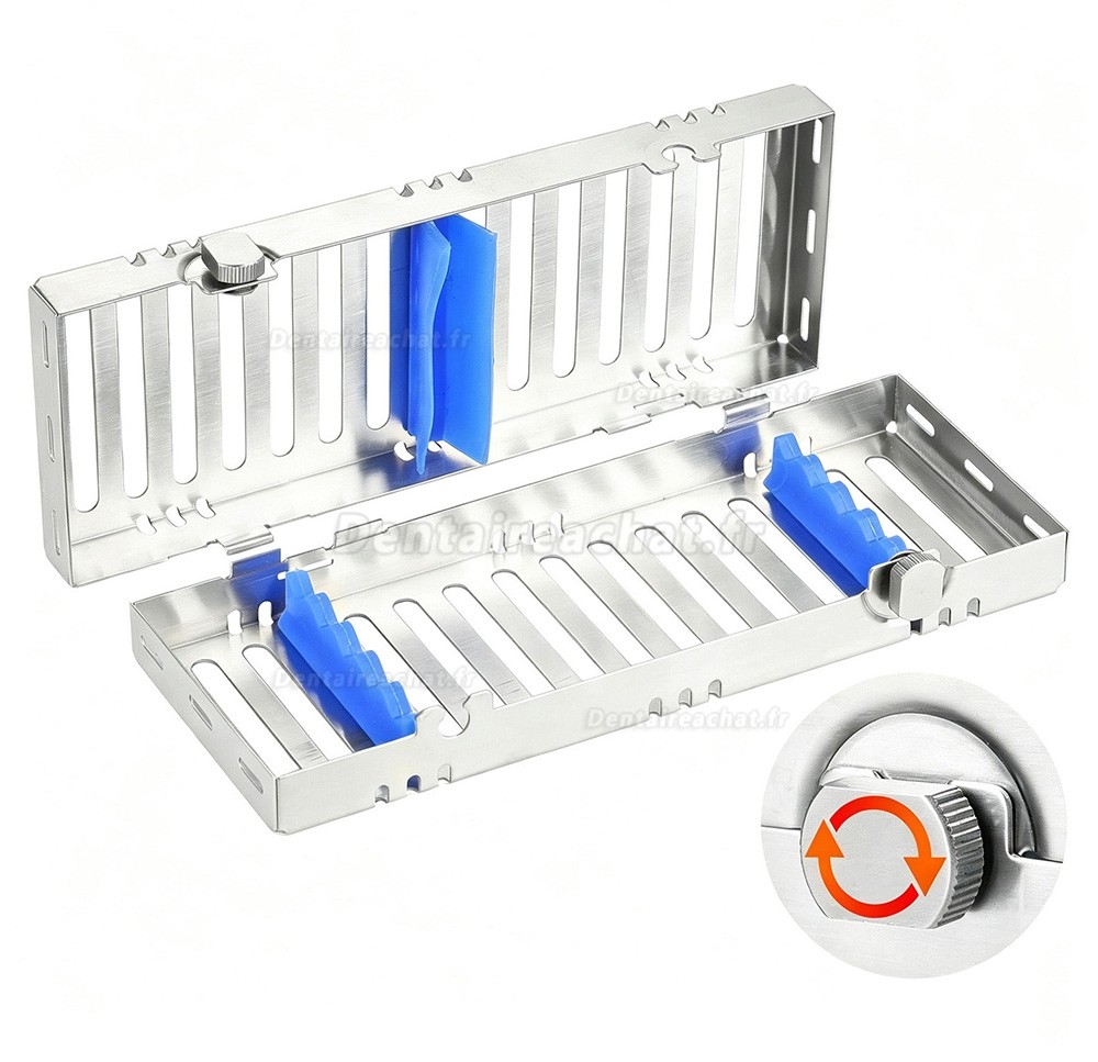 Cassette de stérilisation dentaire 5 pièces (une cassette peut contenir 5 instruments dentaires) Cassette de stérilisation dentaire 5 pièces (une cassette peut contenir 5 instruments dentaires)