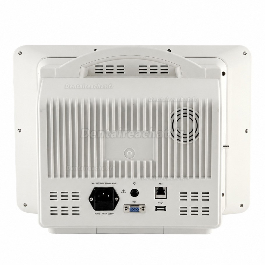 Moniteur patient multiparam&eacute;trique 15,6 pouces ECG, PNI, RESP, TEMP, SpO2, FC