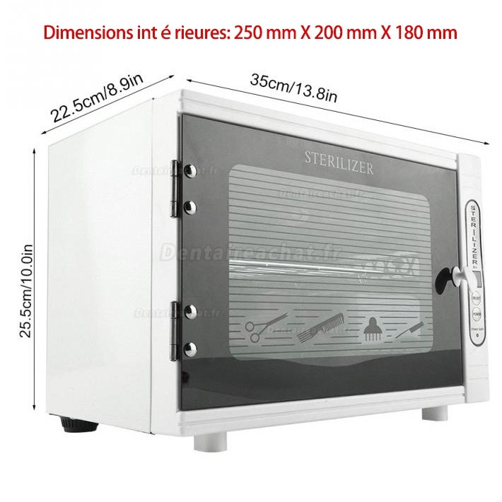 10L UV + Ozone Coffret de Désinfection Stérilisateur Domestique Dentaire Médical 110V / 220V