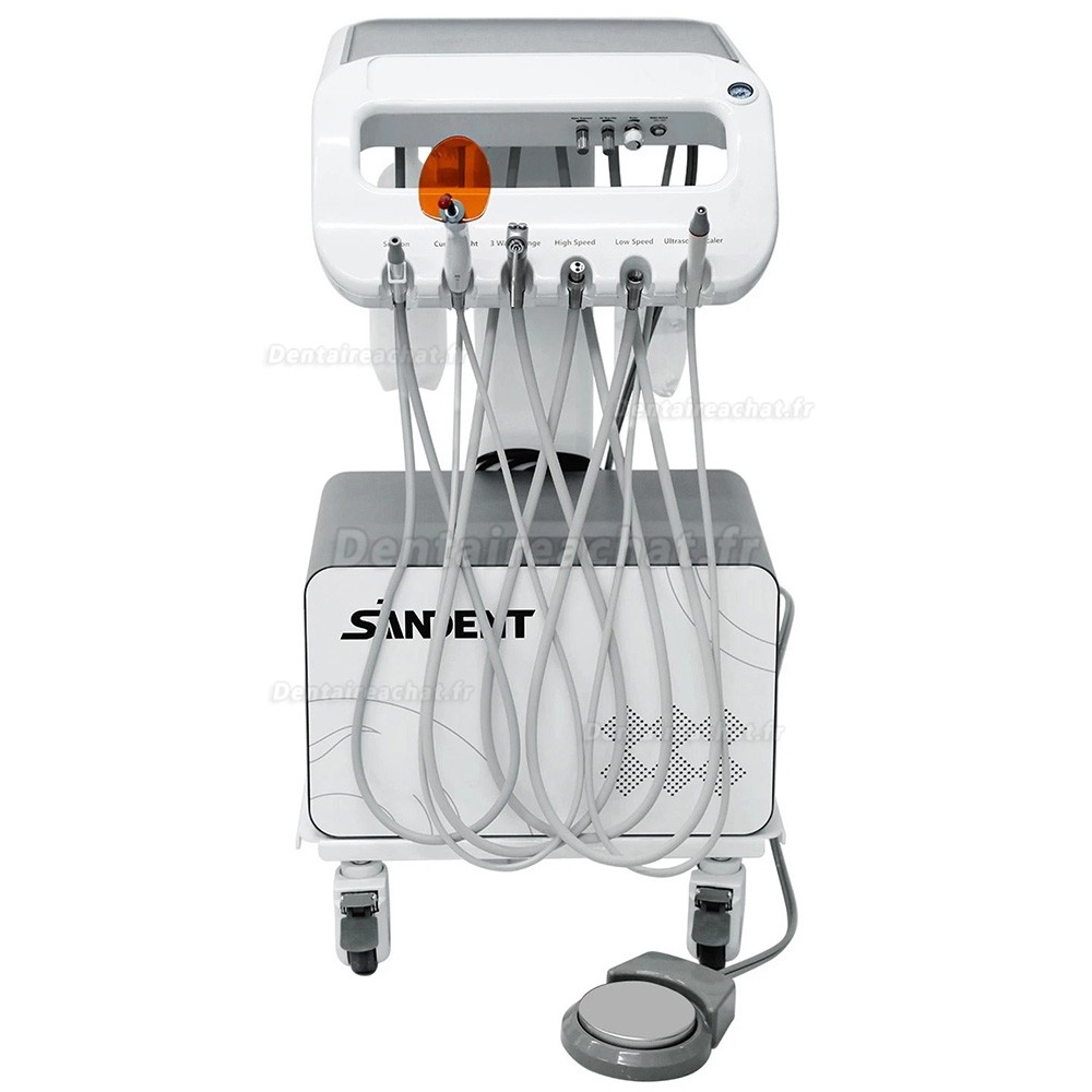 Cart dentaire autonome ANZHI AZ-AP302D avec compresseur d'air intégré Cart dentaire autonome ANZHI AZ-AP302D avec compresseur d'air intégré