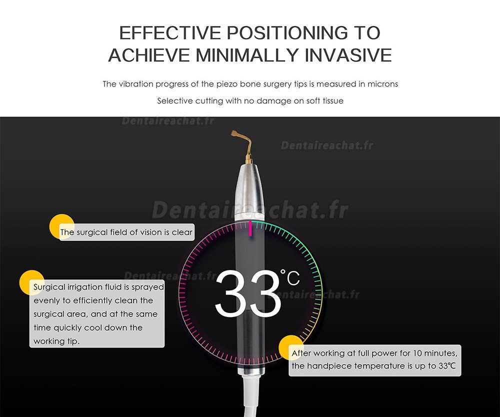 Pluspower® Ai Surgery Pro Piézochirurgie dentaire / Appareil de piezo chirurgie